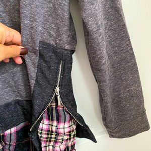 Layered Cowl neck sweatshirt